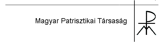 Magyar Patrisztikai Társaság logo